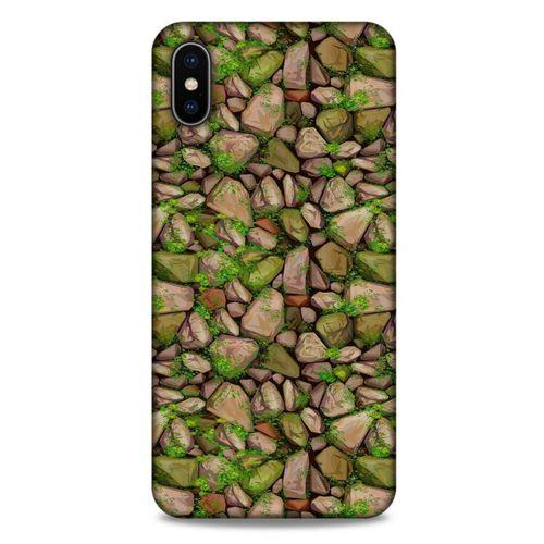 Apple iPhone XS Max Kılıf Baskılı Özel Seri Taşlı (6) Silikon Kılıf