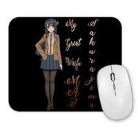 Sakurajima Mai My Great Waifu Mouse Pad