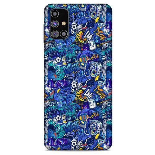 Graffitix (2) Desenli Silikon Kapak Samsung Galaxy M31s Kılıf