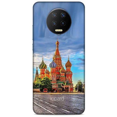 Lopard İnfinix Note 7 Uyumlu Kılıf Dünya Mimarisi (22) Tam Koruma Kılıfı