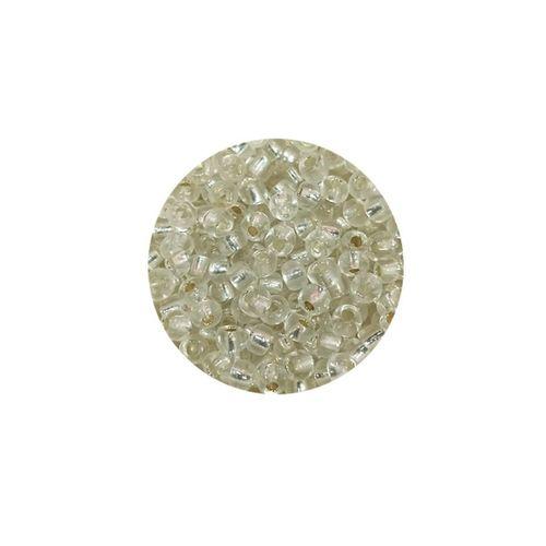 Dökme Cam Kum Boncuk (8/0) 3 mm - 60 Gram - Şeffaf Gümüş - BNC201