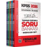 2026 KPSS Ortaöğretim Ön Lisans Genel Yetenek Genel Kültür Tamamı Çözümlü Soru Bankası Modüler Set Yediiklim Yayınları