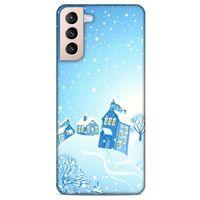 Lopard Samsung Galaxy S21 Plus Uyumlu Kılıf SnowiX (24) Darbe Emici Kılıf