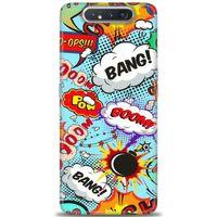 Samsung Galaxy A80 Kılıf HD Baskılı Kılıf - Bang Boom + Tam Ekran Koruyucu