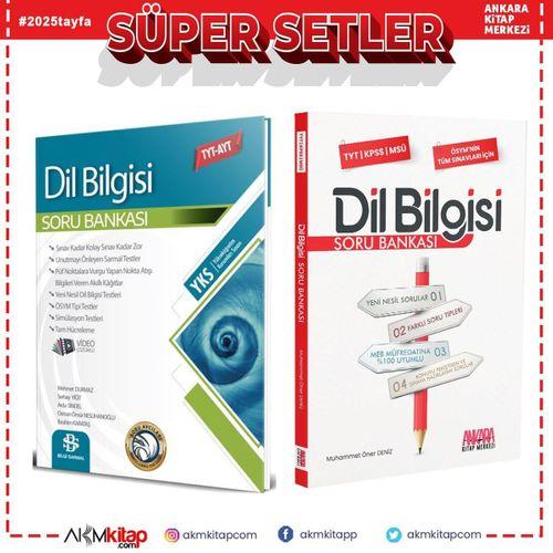 Bilgi Sarmal ve AKM Kitap TYT AYT Dil Bilgisi Soru Bankası Seti 2 Kitap