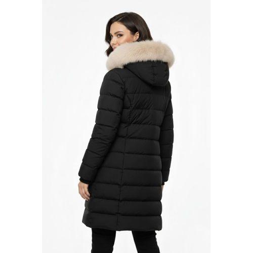 Kadın Spor Kapüşonlu İçi Peluş Mont M5307 BGL-ST04913