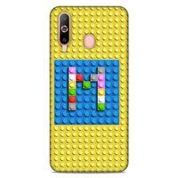 Lopard Samsung Galaxy A60 Uyumlu Kılıf BloX (24) Darbe Emici Kılıf M Harfi