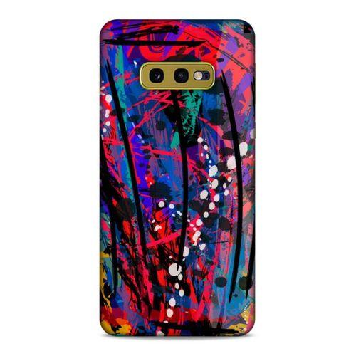 Lopard Samsung Galaxy S10e Uyumlu Kılıf Soyut Sanat (46) Desenli Core Armor Kılıf