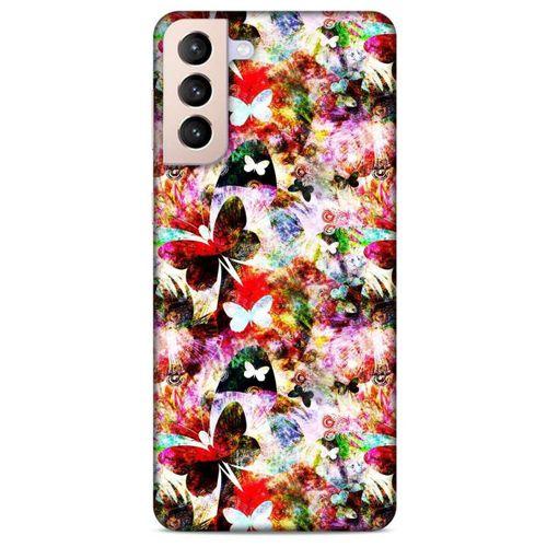Lopard Samsung Galaxy S21 Plus Uyumlu Kılıf Kelebek Etkisi (16) Kalın Kılıf