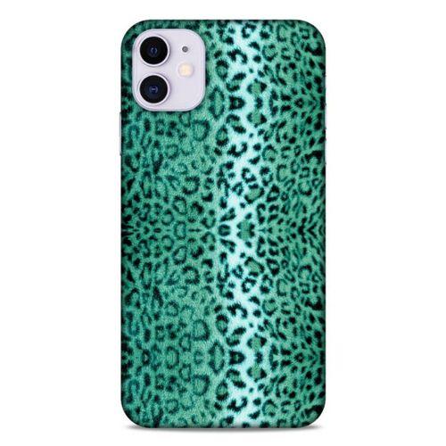 Leopar Yeşil Apple Iphone 11 Kılıf