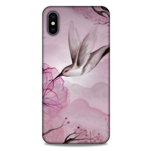 Y.Liva-2020 (Pembe Özlü Balım) Apple iPhone XS Max Kılıf Silikon Kapak Desenli