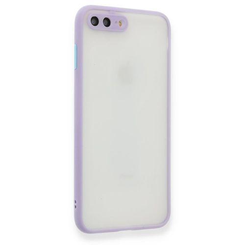 iPhone 7 Plus Kılıf Montreal Silikon Kapak - Mor
