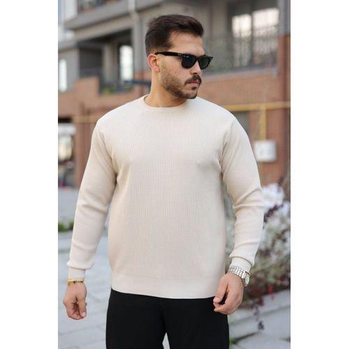 Erkek Selanik Örme Bisiklet Yaka Triko