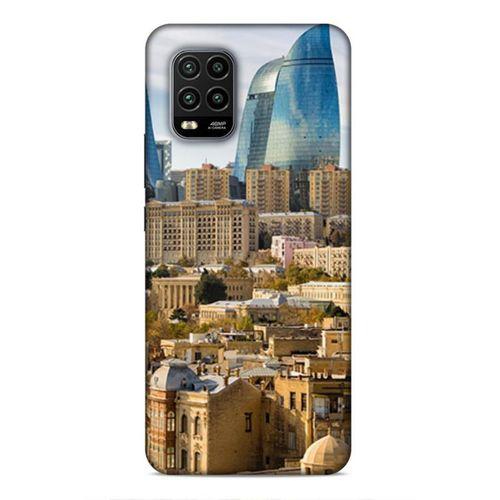 Xiaomi Mi 10 Lite Uyumlu Kılıf Azarbaijan (31) TPU Kılıf Bakü Kuleler