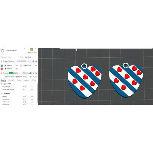 Özgün Küpe Tasarımı – 3D Baskı Takı (Bu ürün Sadece Plastik parçadır - Almadan Önce Soru Sorabilirsiniz)