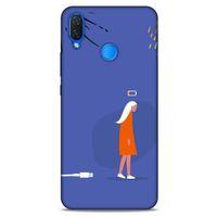 Huawei Psmart 2019 Kılıf Depresyon (36) Glitter Kılıf Yeşil Tonları
