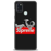 Samsung Galaxy A21S Kılıf HD Baskılı Kılıf - Supreme + Tam Ekran Koruyucu
