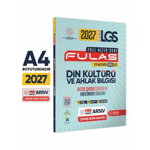 2027 8 Sınıf Full LGS Altın Seri FULAS DİN KÜLTÜRÜ ve AHLAK BİLGİSİ Çıkmış Soru Bankası Modüler Set