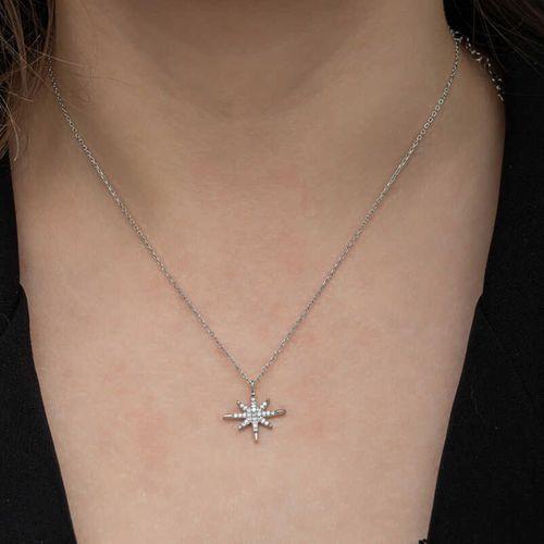 Lucky Life 925 Ayar Gumuss Kutup Yıldızı Lucky Life Lucky Life Kadın Kolye