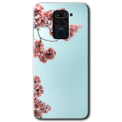 Redmi Note 9 Kılıf HD Desen Baskılı Arka Kapak - Japon Çiçeği