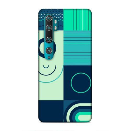Xiaomi Mi Note 10 Pro Uyumlu Kılıf Insomnia (10) Full Koruma Kılıfı Yeşil Lacivert