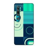 Xiaomi Mi Note 10 Pro Uyumlu Kılıf Insomnia (10) Full Koruma Kılıfı Yeşil Lacivert