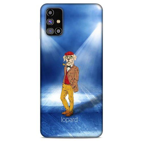 Samsung Galaxy M31s Kılıf FunnyMaX (28) Arka Kapak Mavi