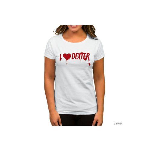 Dexter Love Beyaz Kadın Tişört