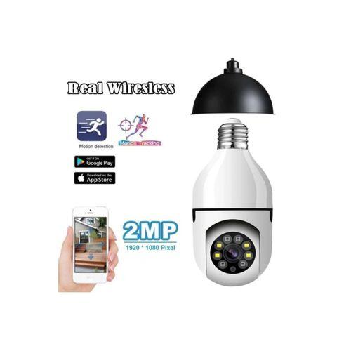 Wifi 360 Panoramik Ampul Kamera Güvenlik Kamerası Çift Wifi 360 Derece Gece Görüşlü