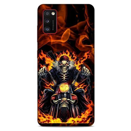Samsung Galaxy A41 Uyumlu Kılıf Motorsiklet (10) Full Koruma Kılıfı Harley Davidson
