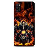 Samsung Galaxy A41 Uyumlu Kılıf Motorsiklet (10) Full Koruma Kılıfı Harley Davidson