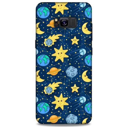 Spacex (6) Tema Silikon Kılıf Samsung Galaxy S8 Plus Kılıf