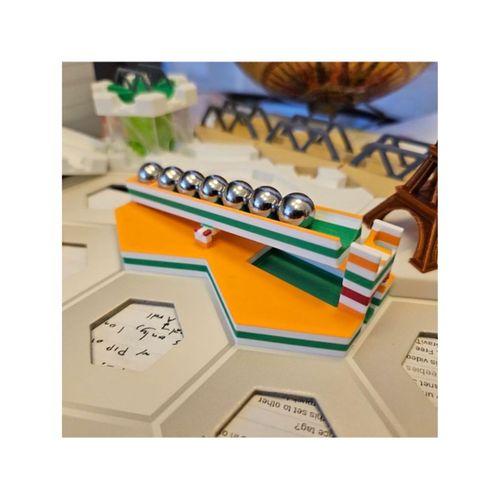 Düzeltilmiş GraviTrax Devrilme Rampası 3D Baskı (Bu ürün Sadece Plastik parçadır - Almadan Önce Soru Sorabilirsiniz)