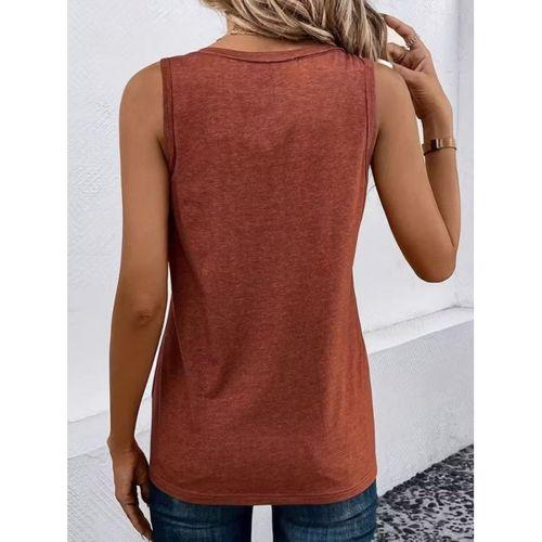 Kadın Askılı önden Düğmeli Viskon Bluz