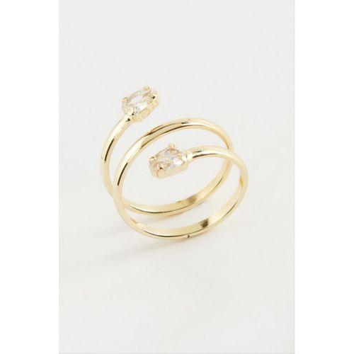 Oval Zirkon Taşlı Yüzük