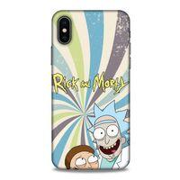 Apple Iphone X Uyumlu Kılıf Rick And Morty (3) Kapak President Morty
