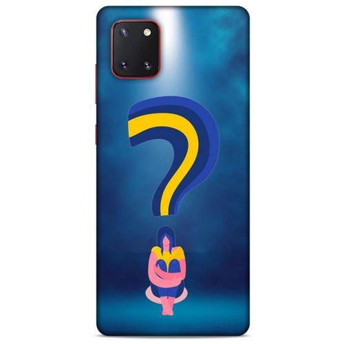 Samsung Galaxy Note 10 Lite Kılıf Depresyon (12) Koruyucu Silikon Kırmızı Bordo