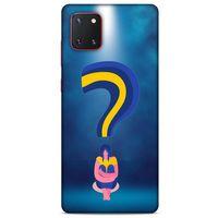 Samsung Galaxy Note 10 Lite Kılıf Depresyon (12) Koruyucu Silikon Kırmızı Bordo