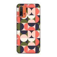 Xiaomi Redmi Note 9 4g Uyumlu Kılıf Insomnia (42) Rugged Armor Kılıf Kare Daire