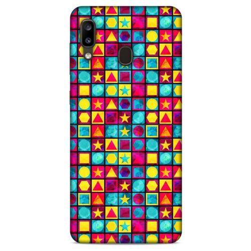 Geometrix 47 Samsung Galaxy A20 Kılıf Silikon Kapak