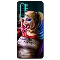 Huawei P30 Pro Uyumlu Kılıf Harley Quinn (8) Baskılı Kılıf Siyah
