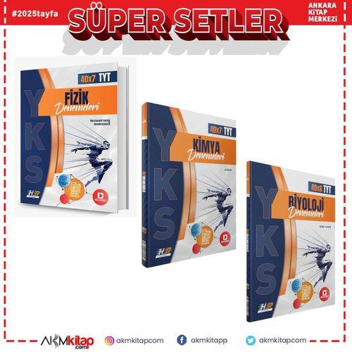 Hız ve Renk TYT Fizik Kimya ve Biyoloji Deneme Seti 3 Kitap