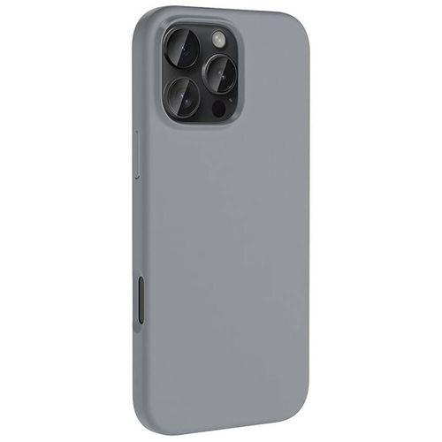 Apple iPhone 16 Pro Kılıf M-safe Şarj Özellikli Sıvı Teknolojili Silinebilir Sert Zore Kivi Kapak