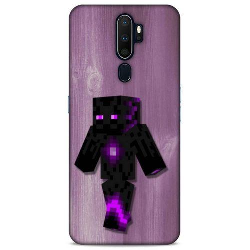 Lopard Oppo A5 2020 Uyumlu Kılıf PiXel (50) Shockproof Kılıf Mor