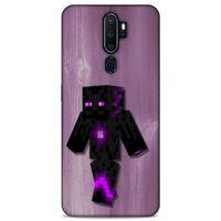 Lopard Oppo A5 2020 Uyumlu Kılıf PiXel (50) Shockproof Kılıf Mor