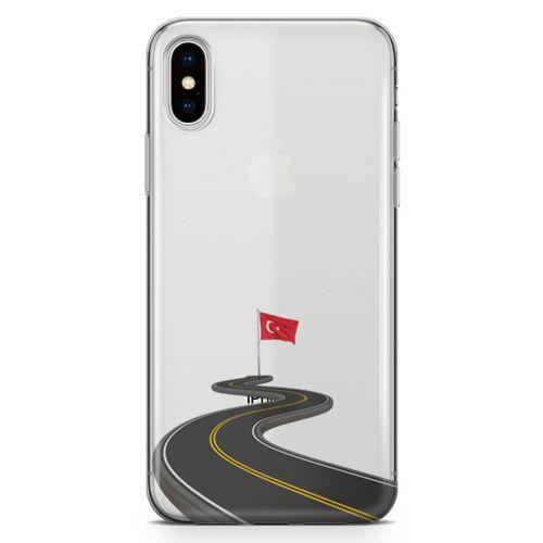 Apple iPhone XS Max Kılıf Türkiye Yolları Arka Kapak Koruma Desenli Full Koruyucu