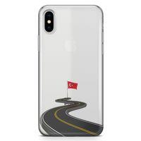 Apple iPhone XS Max Kılıf Türkiye Yolları Arka Kapak Koruma Desenli Full Koruyucu