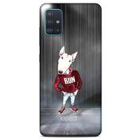 Samsung Galaxy A51 Kılıf FunnyMaX (41) Tank Kılıf Gri Bull Teriyer