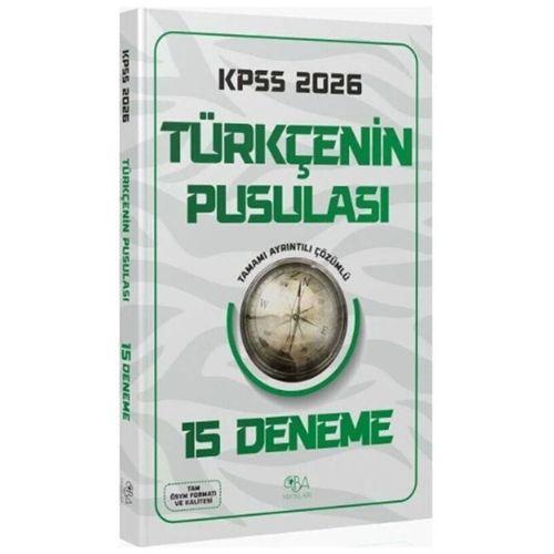 2026 KPSS Türkçenin Pusulası 15 Deneme CBA Yayınları