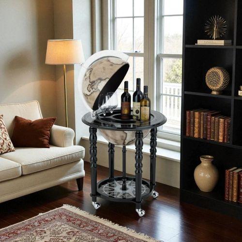 Zoffoli Dünya Bar Z928 NOIR – Dekoratif Küre Bar Dolabı Siyah 93 cm